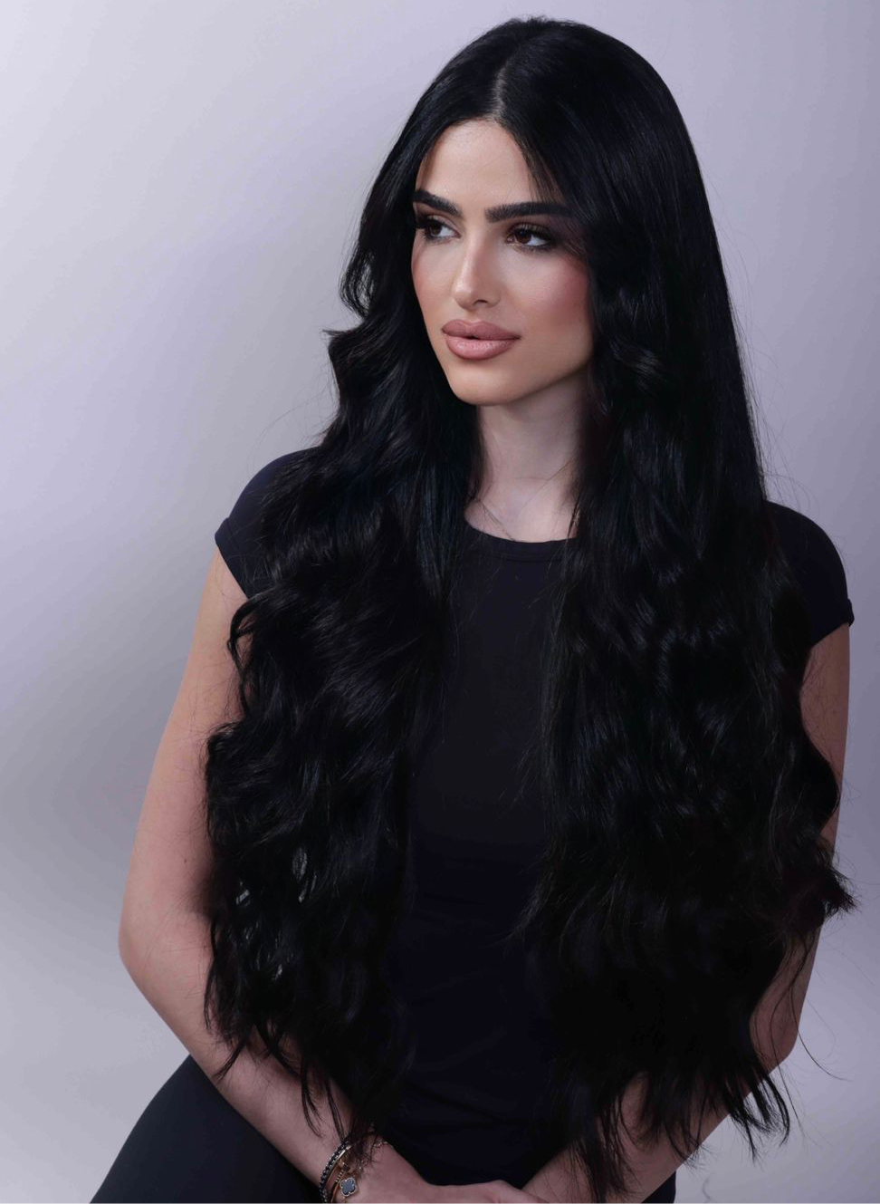 Clip-in Hair Extension Black Color
